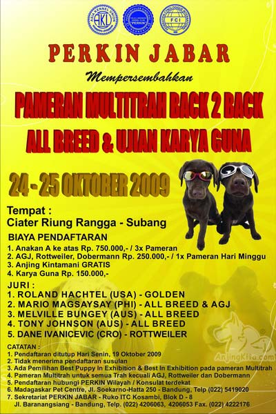 Perkin Jabar Dog Show + Ujian Karya Guna (RALAT)