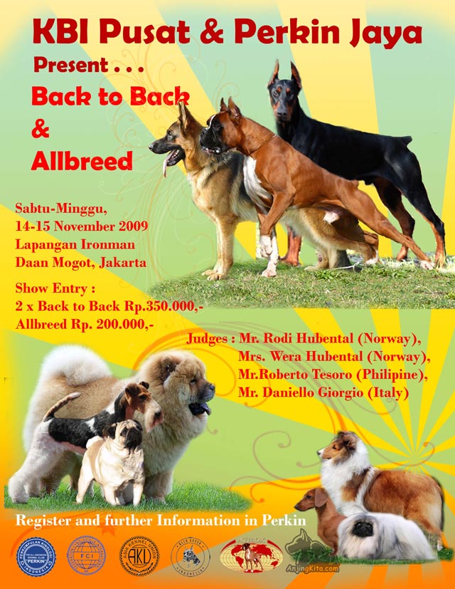 KBI & Perkin Jaya Back To Back & All Breed