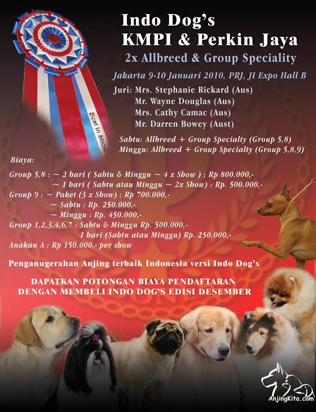 KMPI, Perkin Jaya & Indo Dogs Dog Show