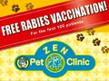 Gratis Vaksin Rabies di Zen Pet Clinic