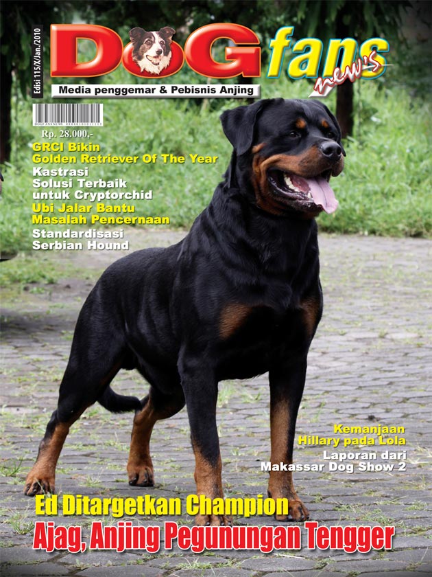 DOGFANS NEWS EDISI 115/Januari 2011
