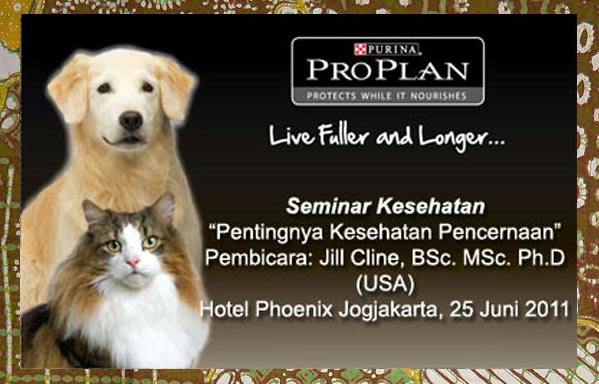 Seminar Kesehatan Pencernaan Anjing & Kucing