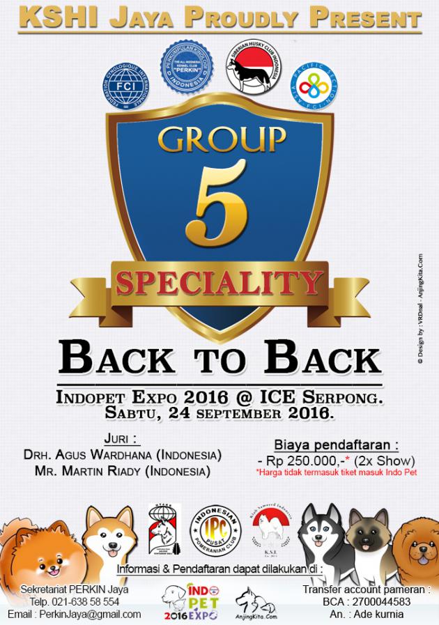 Back to Back - Group 5 Speciality