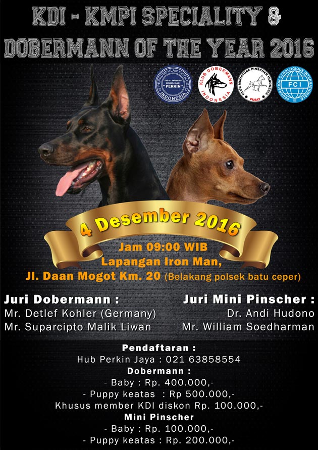 (REVISI JURI) KDI & KMPI Speciality & Dobermann Of The Year