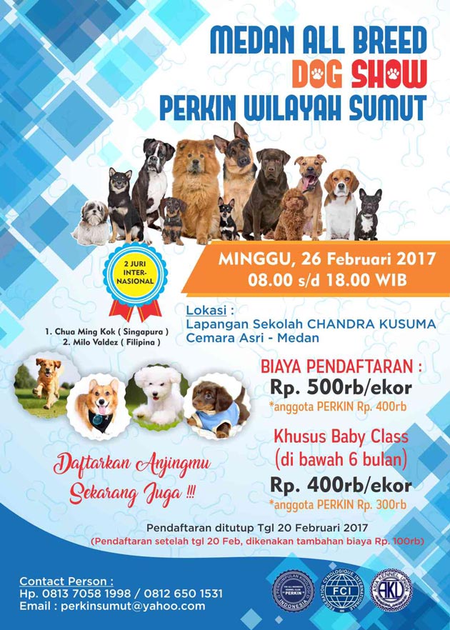 Pameran Anjing Medan All Breed 2017