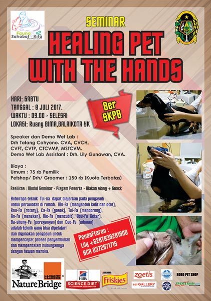 Seminar Healing Pet With The Hands