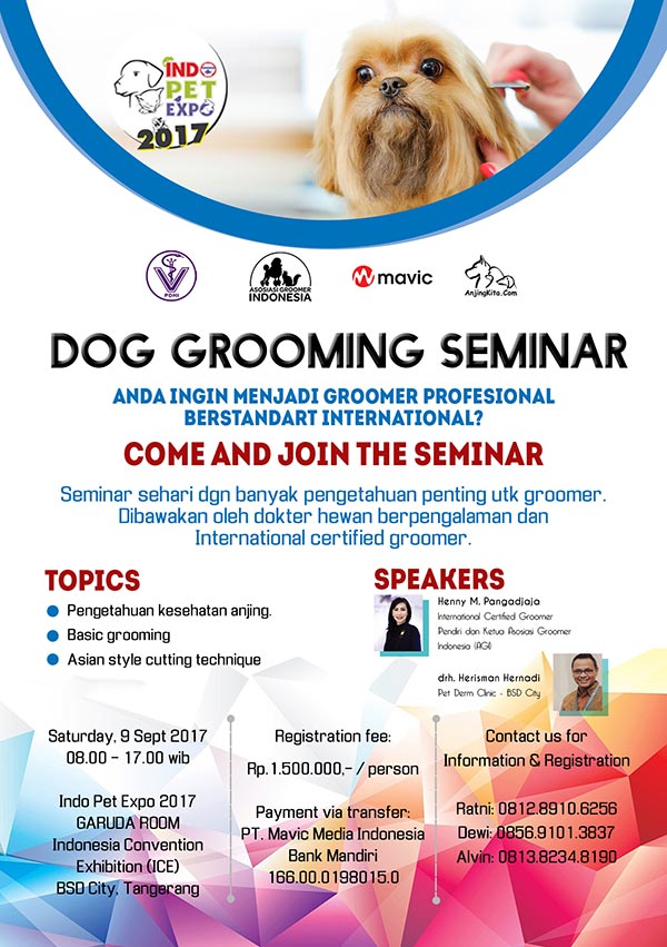 Seminar Grooming Bersama AGI & PDHI
