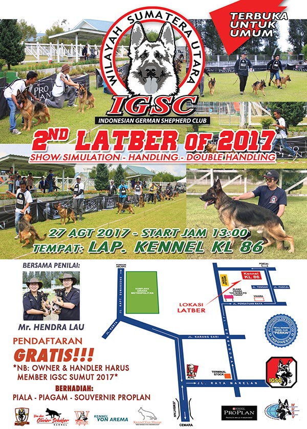 Latihan Bersama Herder Lover Medan 2017