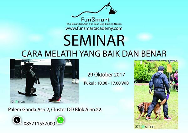 Seminar Melatih Anjing Yang Benar