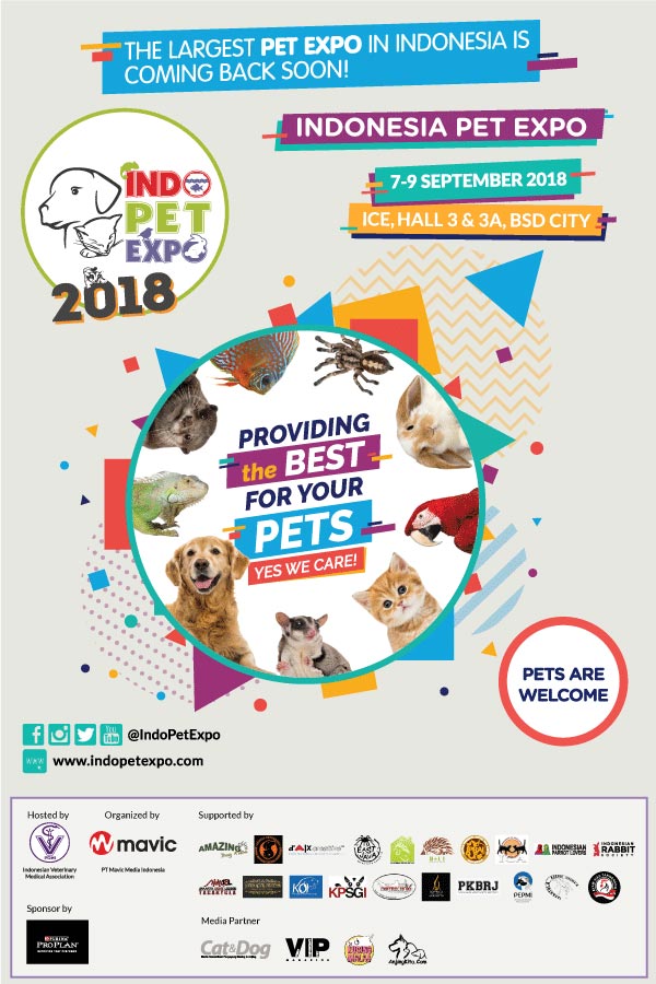 Pameran Pet Terbesar Indonesia : Indo Pet Expo 2018