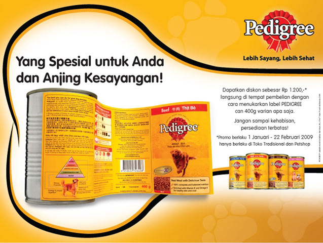 PEDIGREE Promo Tukar Label