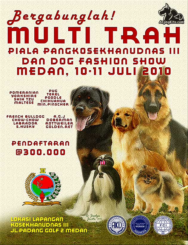 Perkin Sumatera Utara Multi Trah & Dog Fashion Show