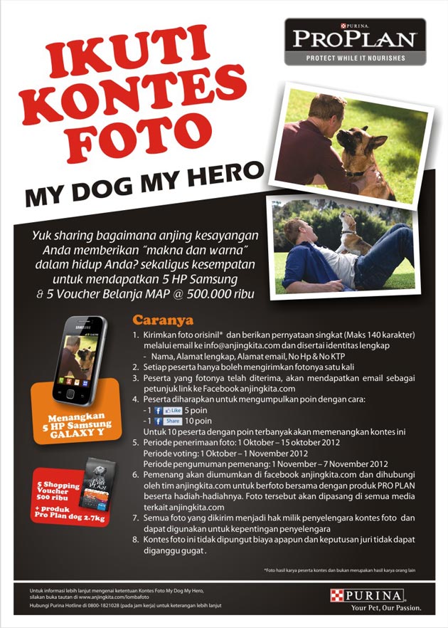 Kontes Foto "My Dog My Hero" PURINA PROPLAN