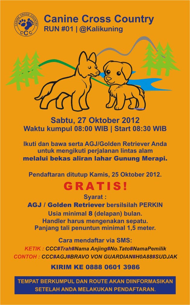 Canine Cross Country RUN #01 | @Kalikuning - JOGJA