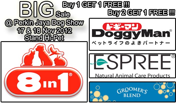 Hi-Pet BIG Sale at Perkin Jaya Dog Show