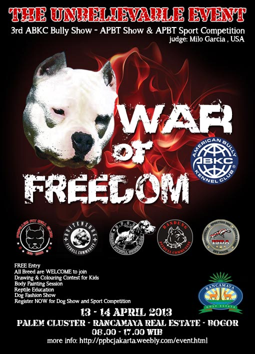 WAR OF FREEDOM ABKC & APBT Event