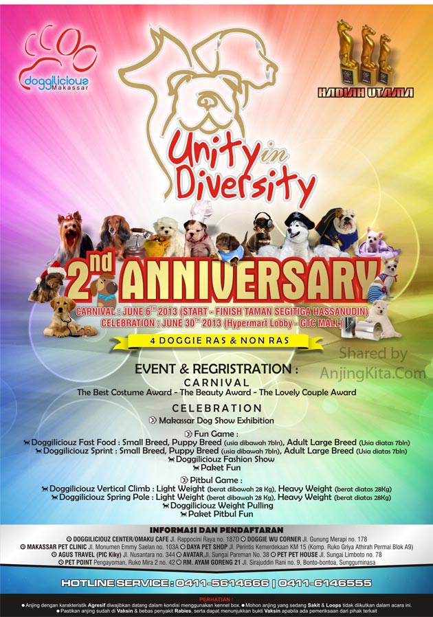 Doggiliciouz Makassar 2nd Anniversary �Unity In Diversity� 
