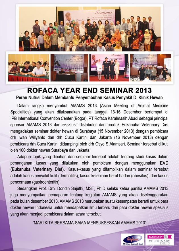 ROFACA Year End Seminar 2013