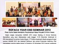 ROFACA Year End Seminar 2013