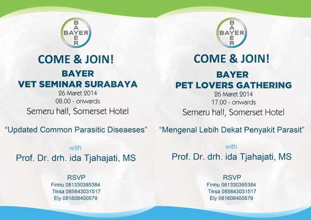 Bayer Seminar & Pet Lovers Gathering di Surabaya
