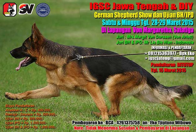 Pameran Anjing Herder Jateng & DIY