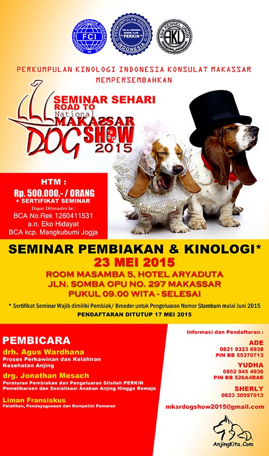 Seminar Pembiakan & Kinologi Perkin Makassar