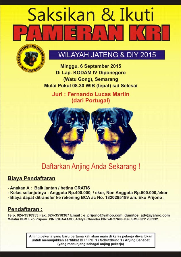 Pameran Rottweiler Semarang