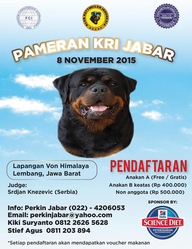 Pameran Rottweiler Jawa Barat