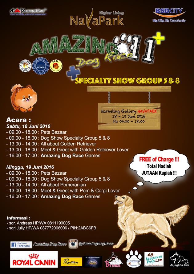 Amazing Dog Race 11+ @NAVAPARK - BSD City
