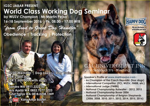 World Class Working Dog Seminar